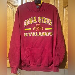 Vintage Y2K Iowa State University Cyclones NCAA Hoodie Sweatshirt Large